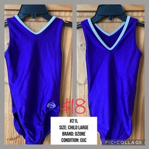 #21L Used Child Large Ozone Leotard